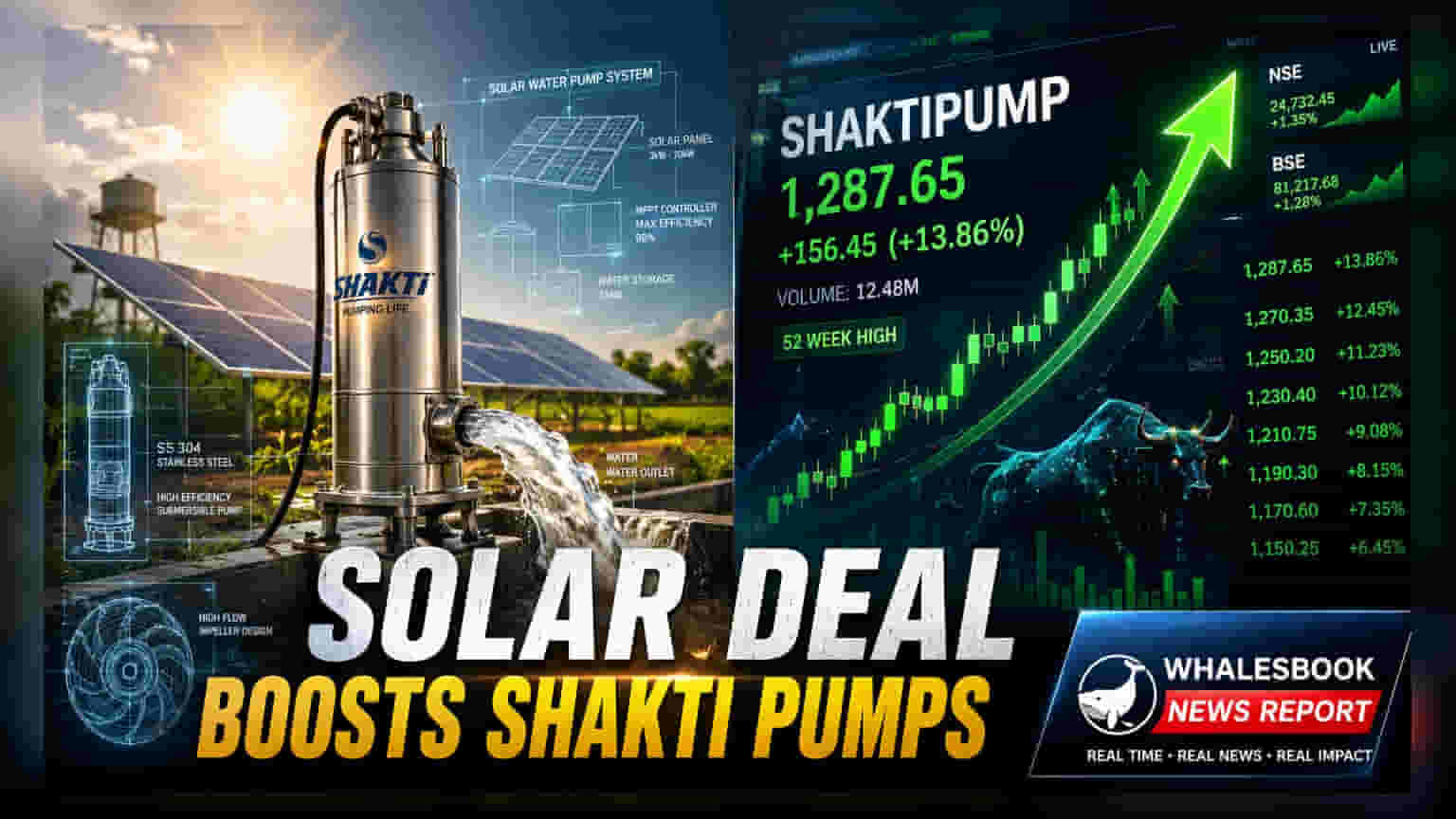Shakti Pumps कडे ₹354 कोटींचा मोठा ऑर्डर! MSEDC देणार 15,000 सोलर वॉटर पंप