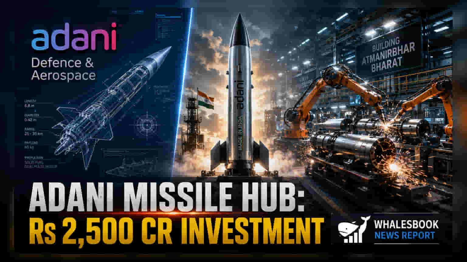 Adani Defence: મધ્ય પ્રદેશમાં ₹2,500 કરોડનો મિસાઈલ યુનિટ શરૂ, સંરક્ષણ ક્ષેત્રે મોટી છલાંગ