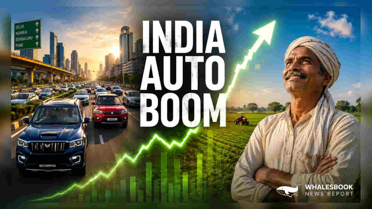 India Auto Sales Jump 29% in June Led by Rural Demand