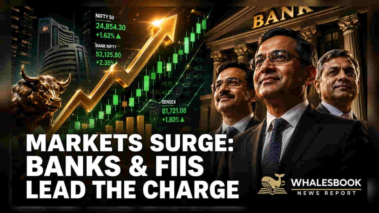 Nifty 24,350 પાર: બેંકોના ધમાકેદાર વિકાસથી શેરબજારમાં તેજી
