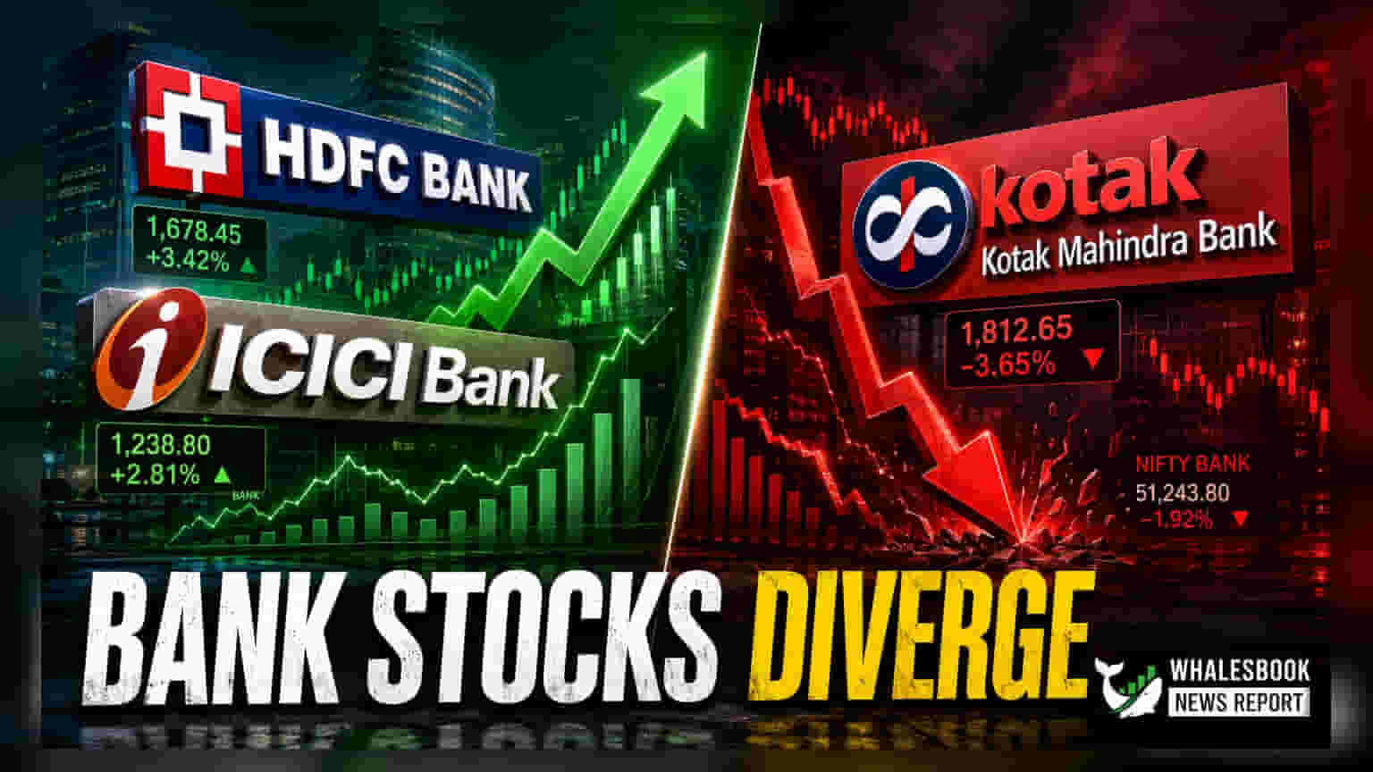 Kotak Mahindra Bank Shares: ਨਿਵੇਸ਼ਕਾਂ 'ਚ ਘਬਰਾਹਟ? HDFC Bank, ICICI Bank ਦੇ ਮੁਕਾਬਲੇ 3.6% ਡਿੱਗੇ ਸ਼ੇਅਰ