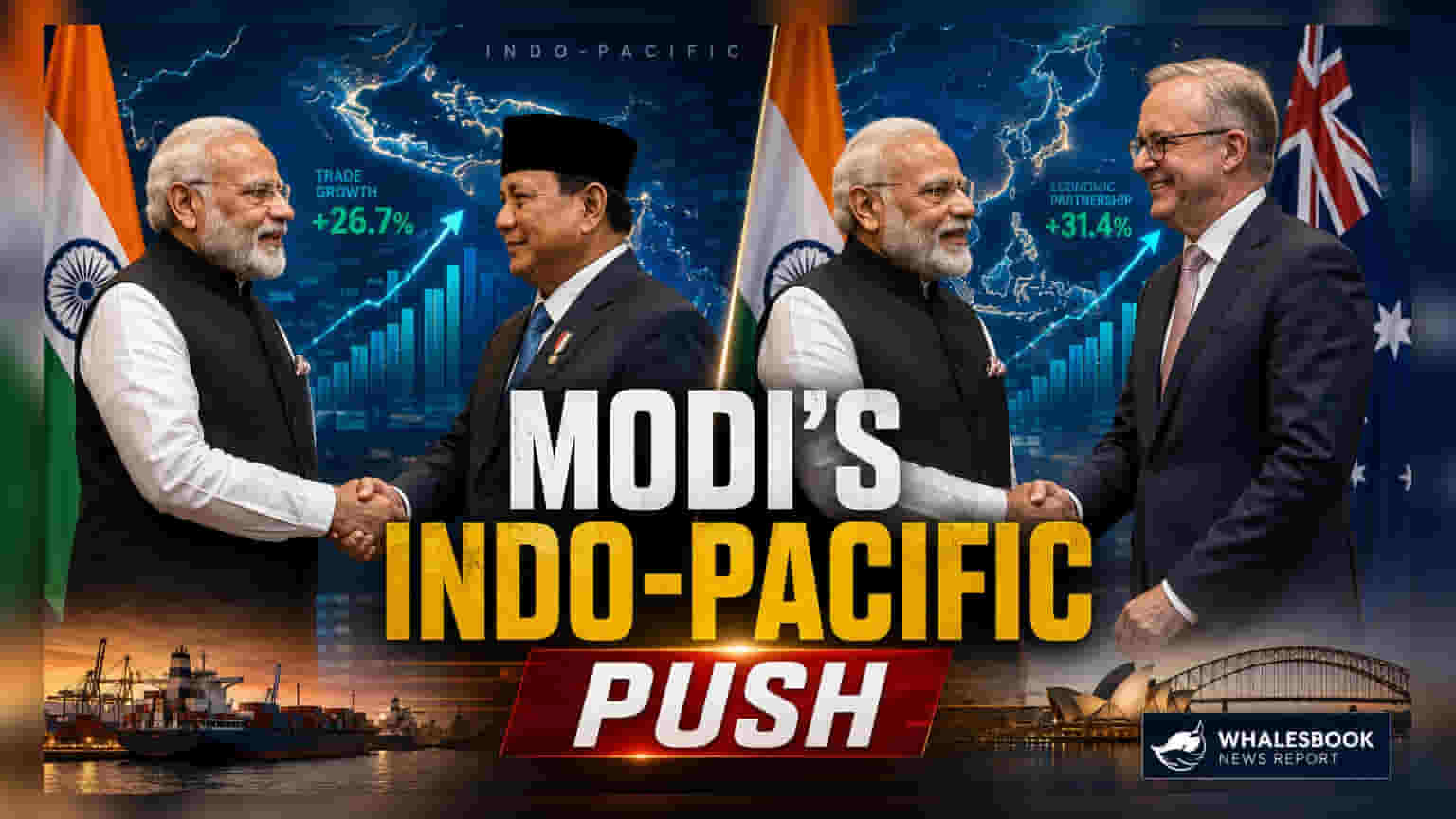 PM મોદીની ઇન્ડોનેશિયા, ઓસ્ટ્રેલિયા, ન્યુઝીલેન્ડની મુલાકાત: વેપાર પર શું થશે અસર?