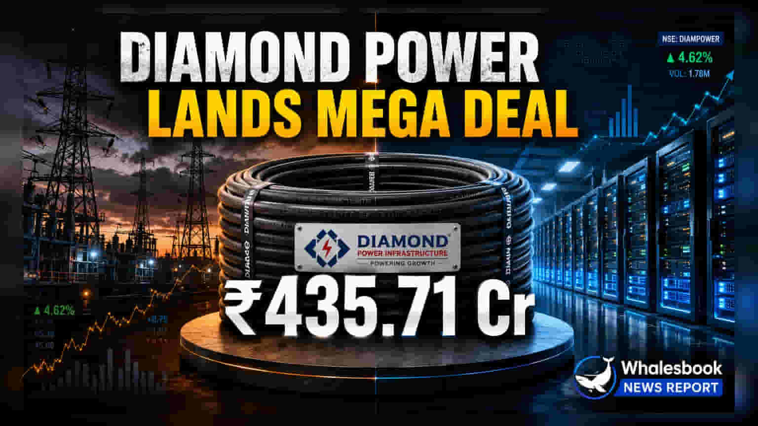 Diamond Power Infrastructure: हैदराबादमध्ये ₹436 कोटींचा मोठा प्रकल्प, कंपनीच्या शेअरमध्ये तेजीचे संकेत!