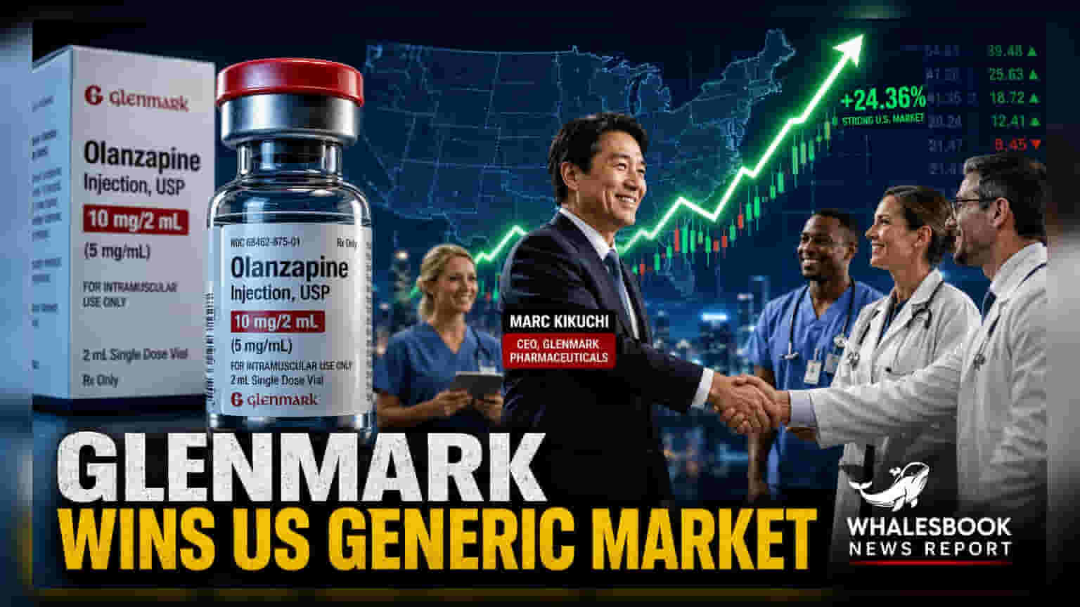 Glenmark Pharma Share: યુ.એસ.માં જેનરિક Olanzapine Injection લોન્ચ, શું રોકાણકારોને ફાયદો થશે?