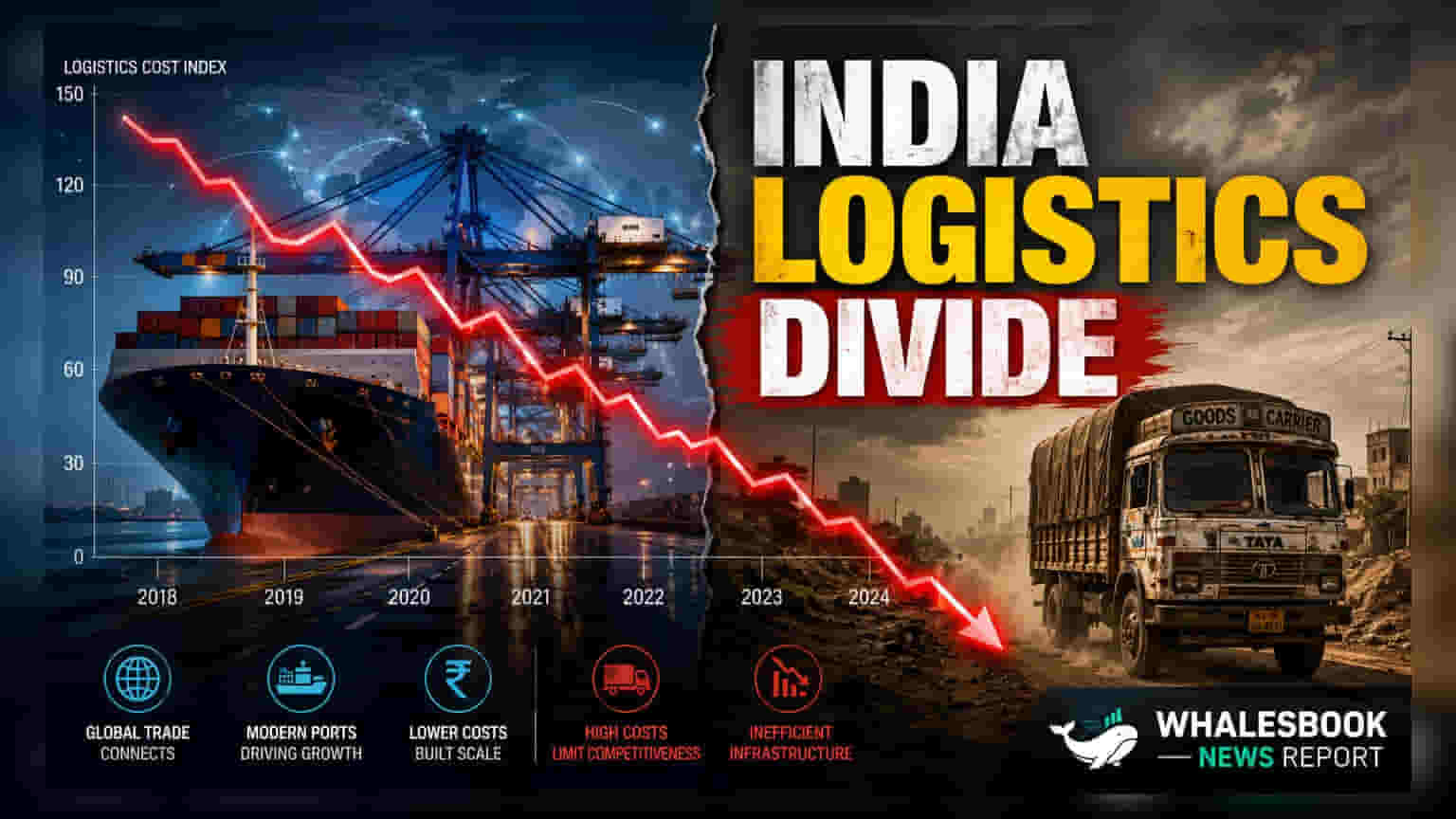 India Logistics Cost Falls to 8% of GDP; Smaller Firms Struggle