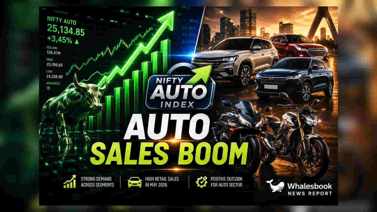 Auto Sales Hit Record in June; Nifty Auto Gains 1%