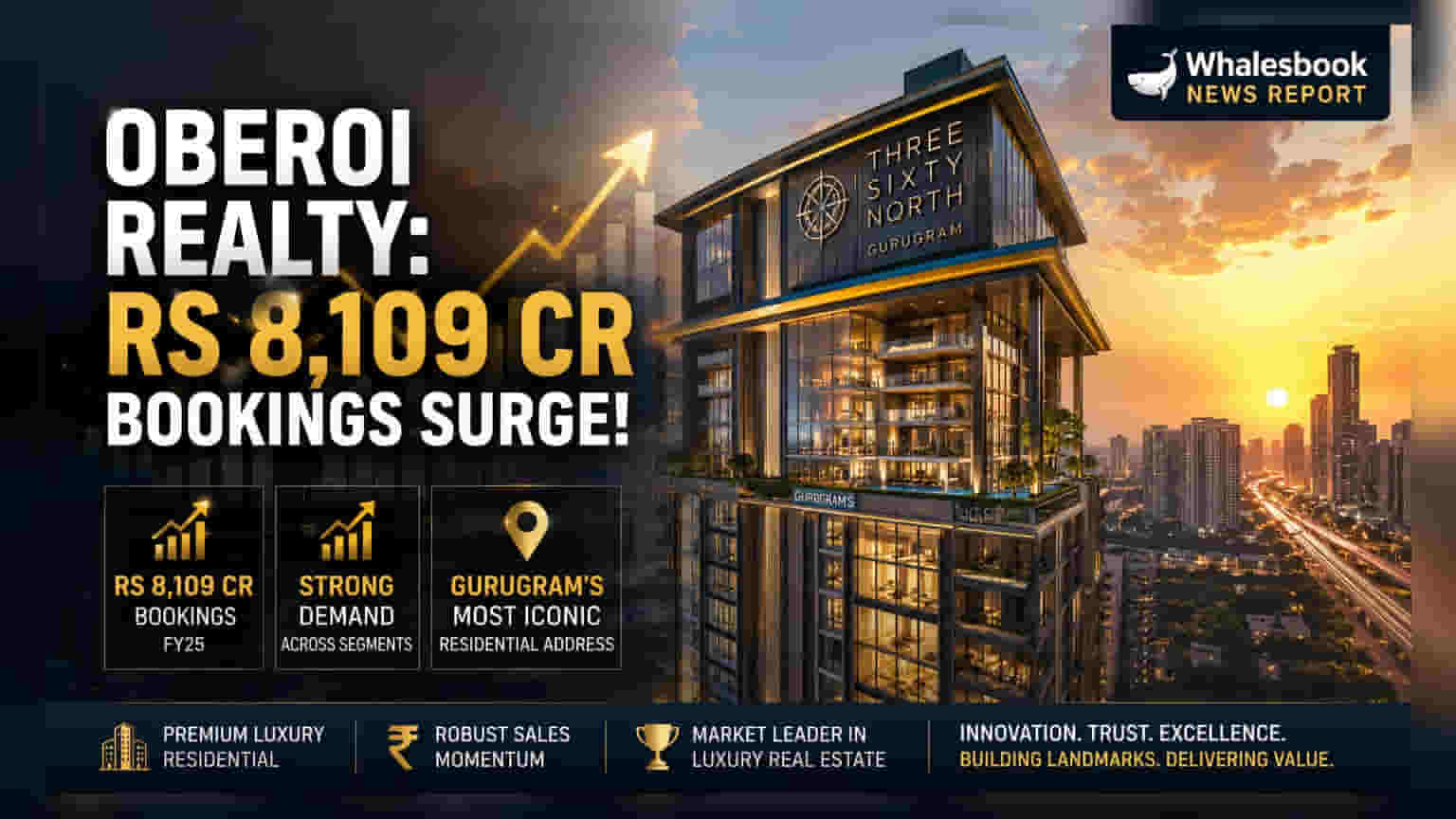Oberoi Realty: గురుగ్రామ్ లో సంచలనం! తొలి ప్రాజెక్ట్ తోనే ₹8,109 కోట్ల సేల్స్!