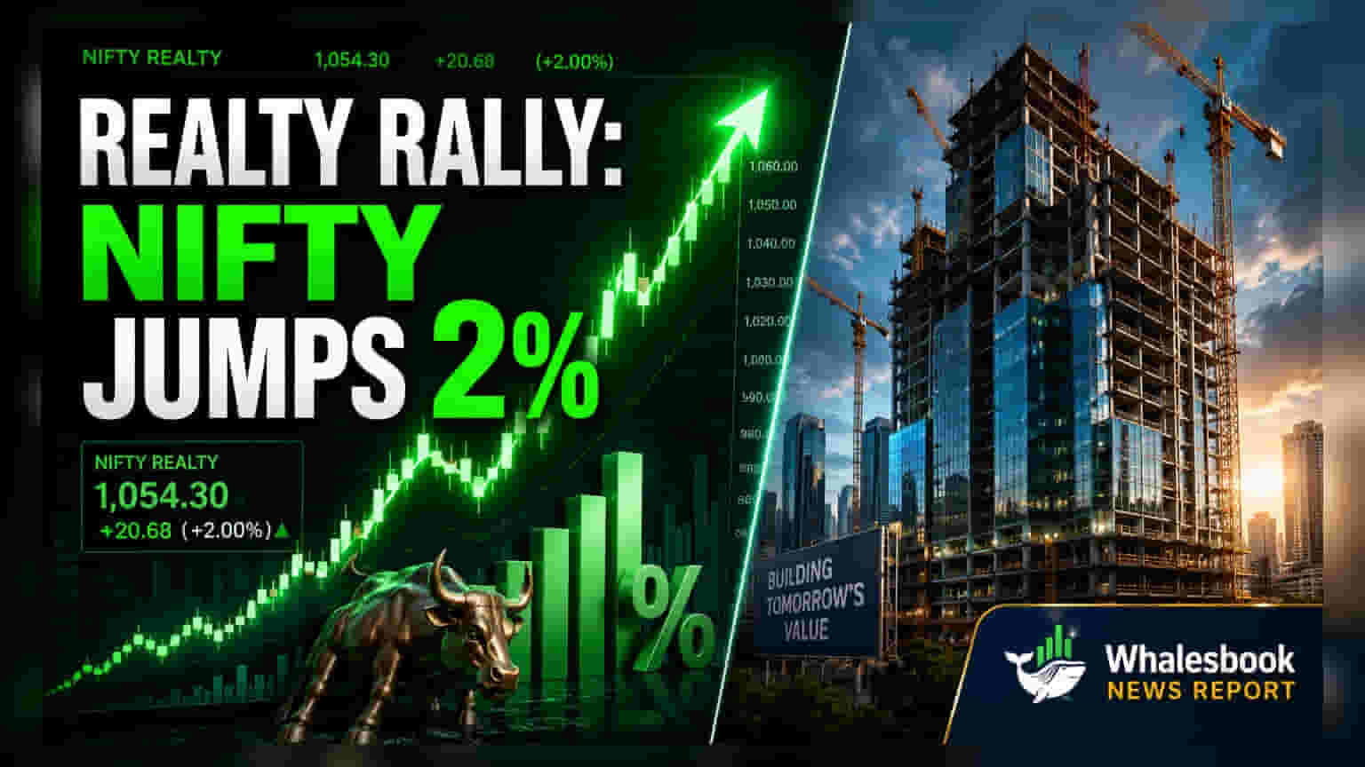Nifty Realty Index: रिअल इस्टेट शेअर्समध्ये तेजी! प्रमुख डेव्हलपर्सच्या शेअर्सनी मारली उसळी