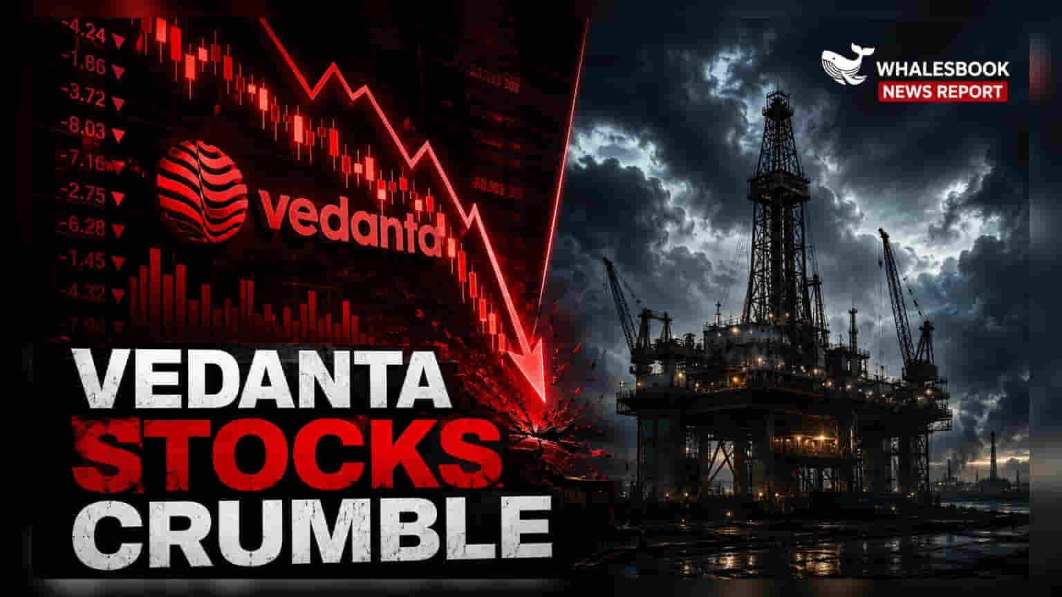 Vedanta Share Price: கச்சா எண்ணெய் உற்பத்தி சரிவால் வேதாந்தா பங்குகள் சரிவு! -17% வீழ்ச்சி