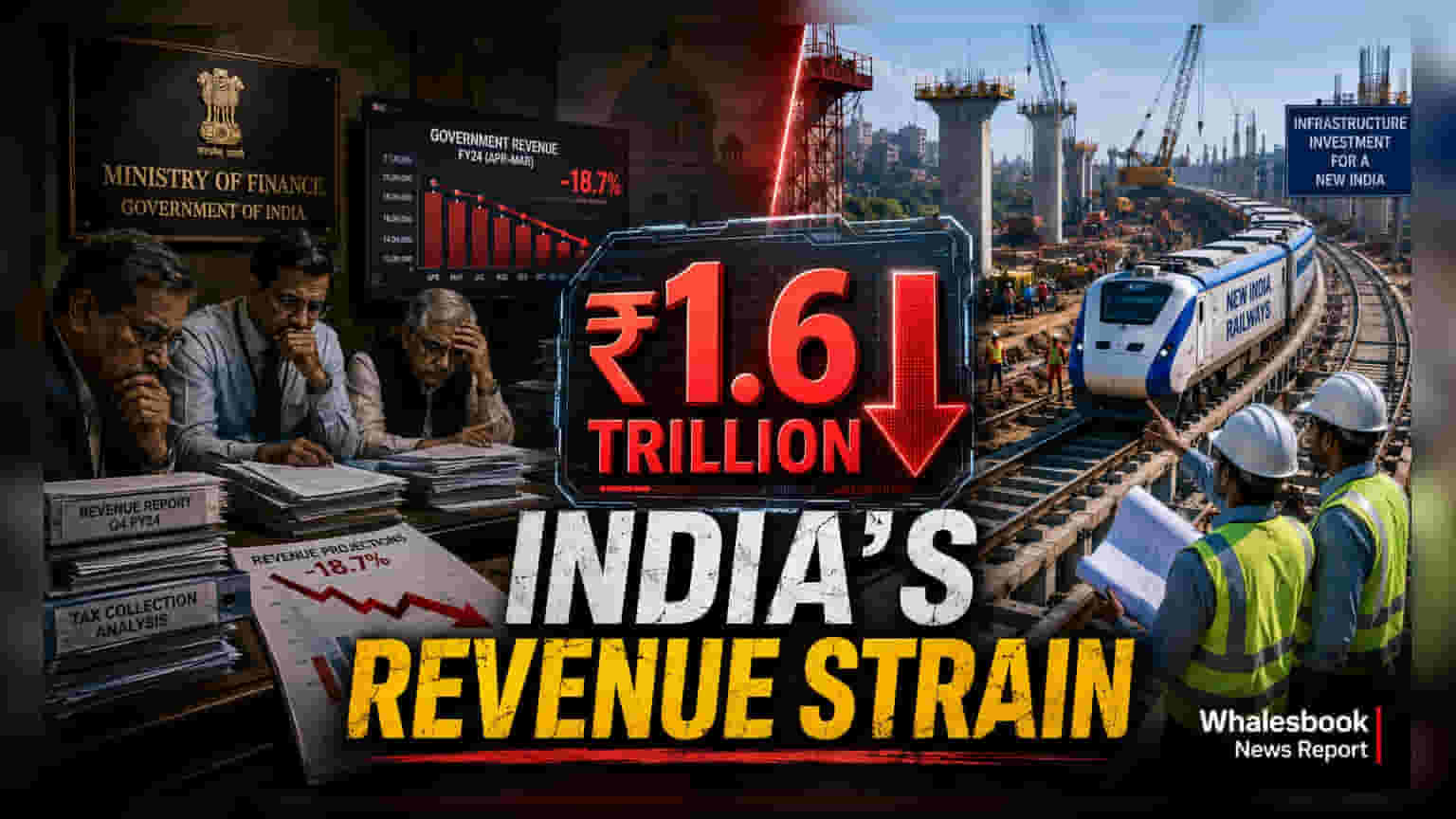 India Fiscal Deficit: 2 महीने में ही बजट का **10%** पार! टैक्स कलेक्शन में आई गिरावट