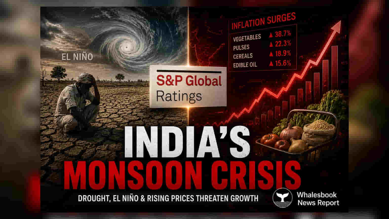 S&P Forecasts Weak Monsoon, Sees Inflation Rising to 5.1% in FY27