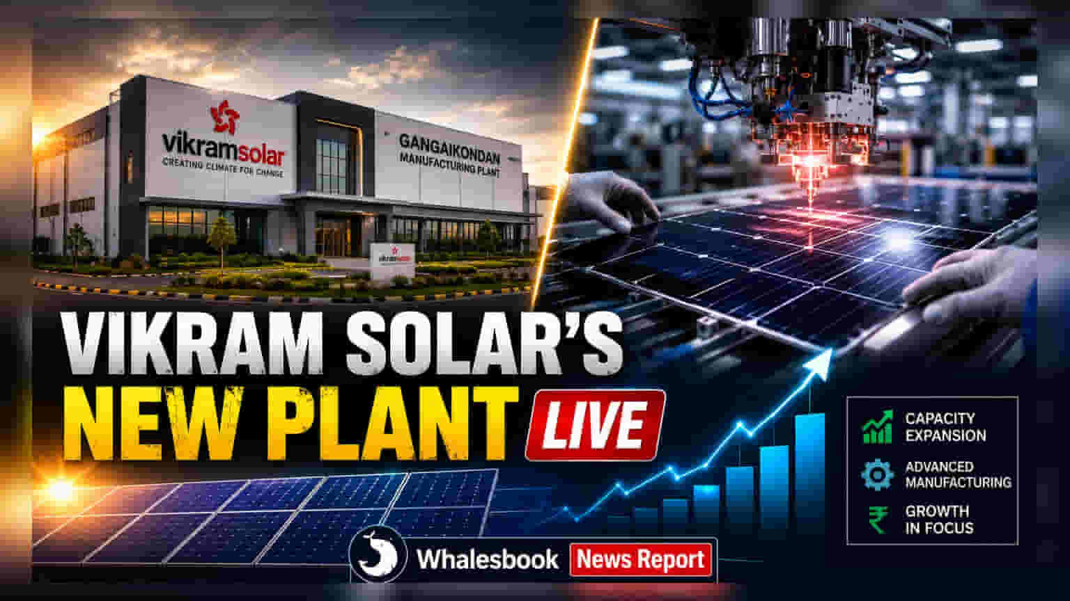 Vikram Solar Starts Tamil Nadu Plant: 3 GW Capacity Planned