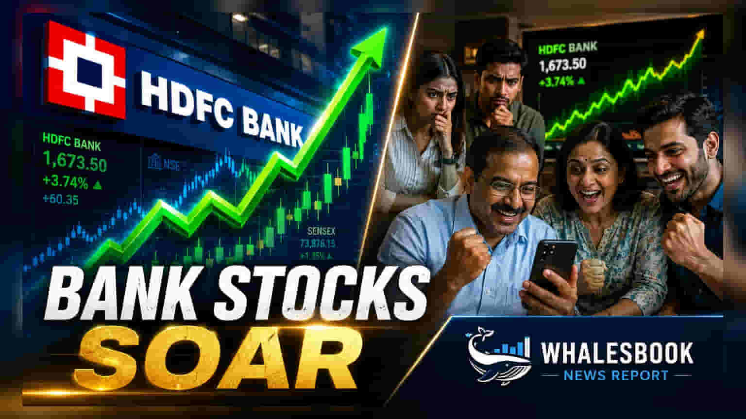 HDFC Bank Share Price: दमदार नतीजों से शेयर में 3.5% की तेजी, बैंकिंग स्टॉक्स पर आई बहार