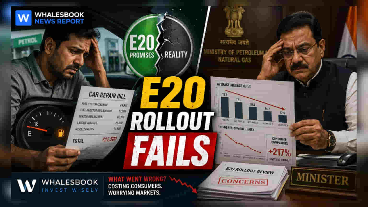 E20 पेट्रोल पर ग्राहकों की नाराजगी! माइलेज घटने और खर्च बढ़ने से परेशान