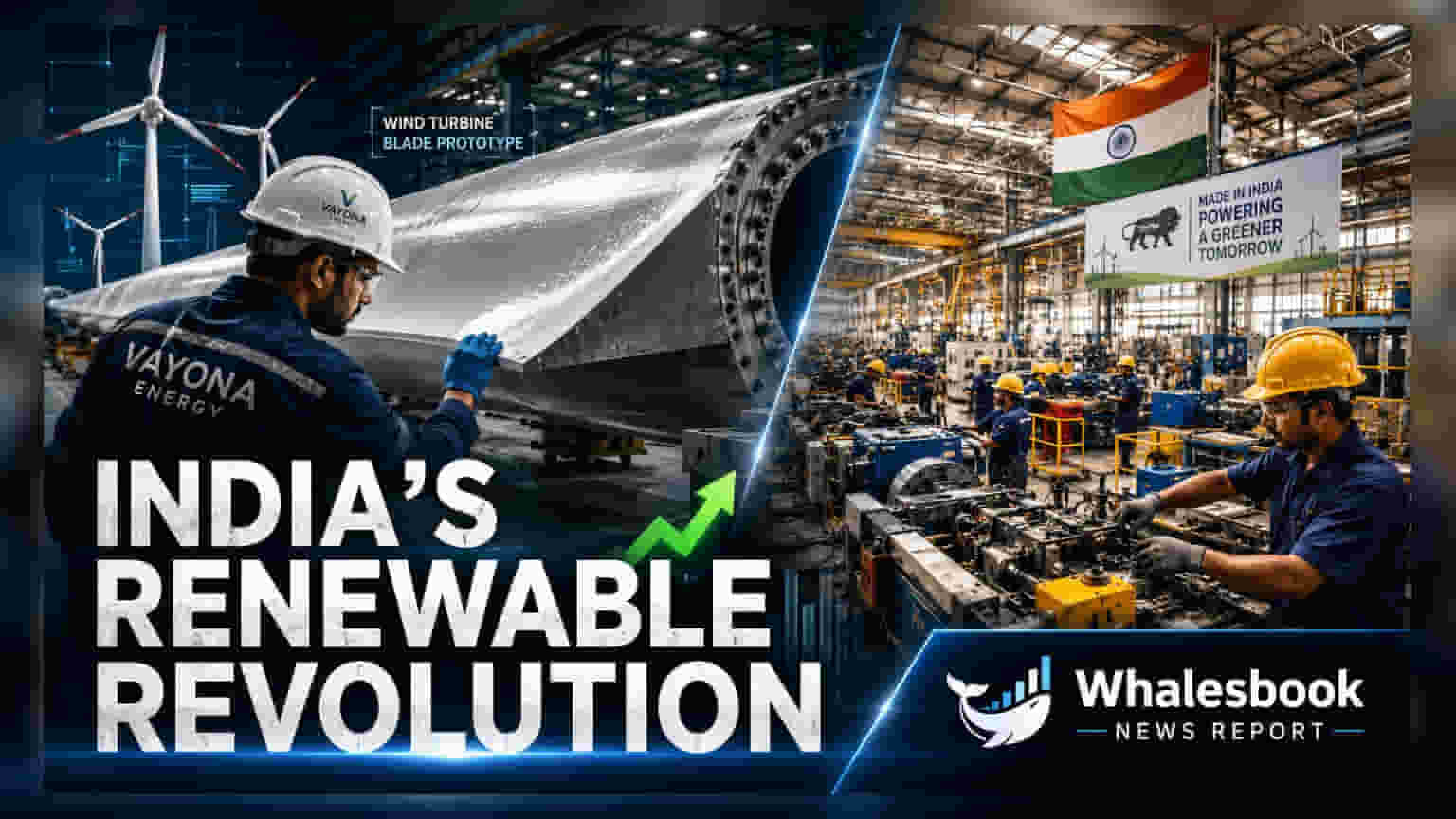 Vayona Energy Nellore Plant: પવનચક્કીના બ્લેડનું ઉત્પાદન શરૂ, 1500 નોકરીઓનું સર્જન
