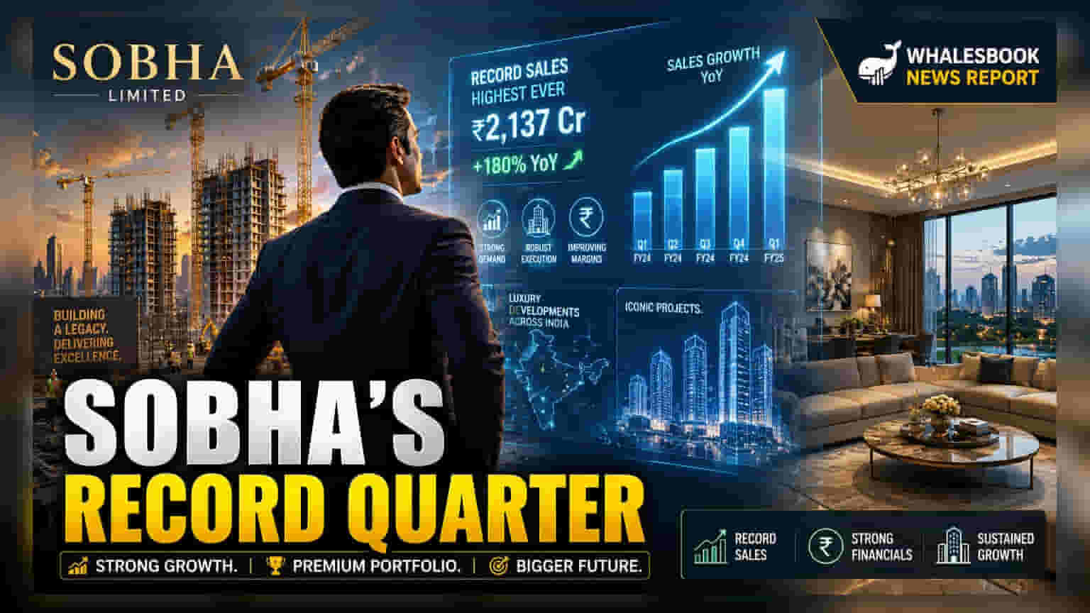 Sobha Q1 Bookings Jump 41% To ₹3,660 Crore