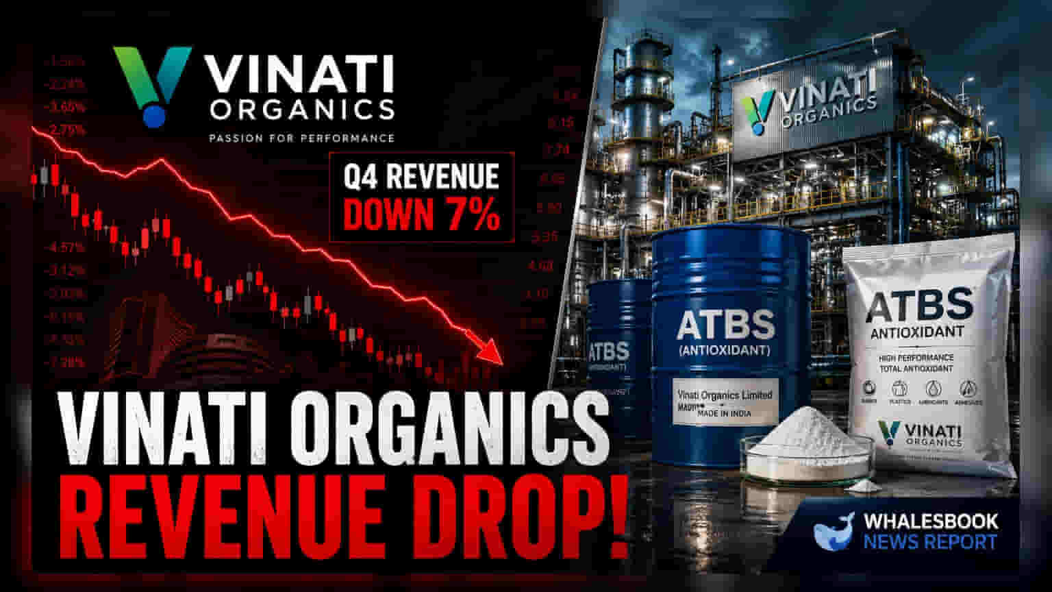 Vinati Organics Q4 Revenue Drops 7%, Margins Hold Steady
