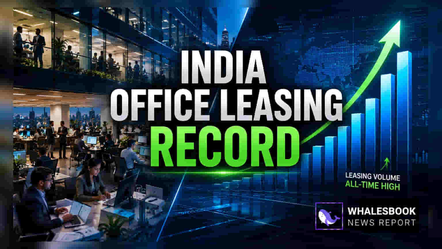 India Office Leasing Hits Record 24.6 Million Sq Ft in Q2 2026