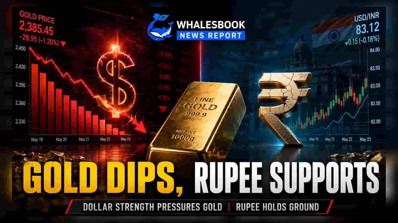 Gold Prices Dip ₹780 to ₹1.46 Lakh as Dollar Strengthens