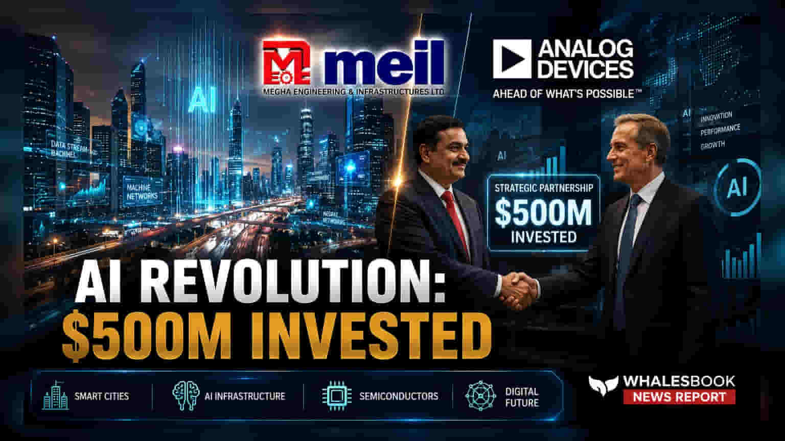 MEIL & Analog: இந்திய உள்கட்டமைப்பை மாற்றியமைக்க $500 மில்லியன் AI கூட்டணி!