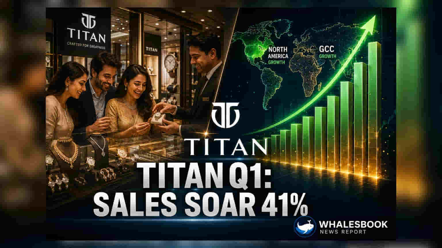 Titan Q1 Consumer Sales Rise 41%; Jewellery Leads Growth
