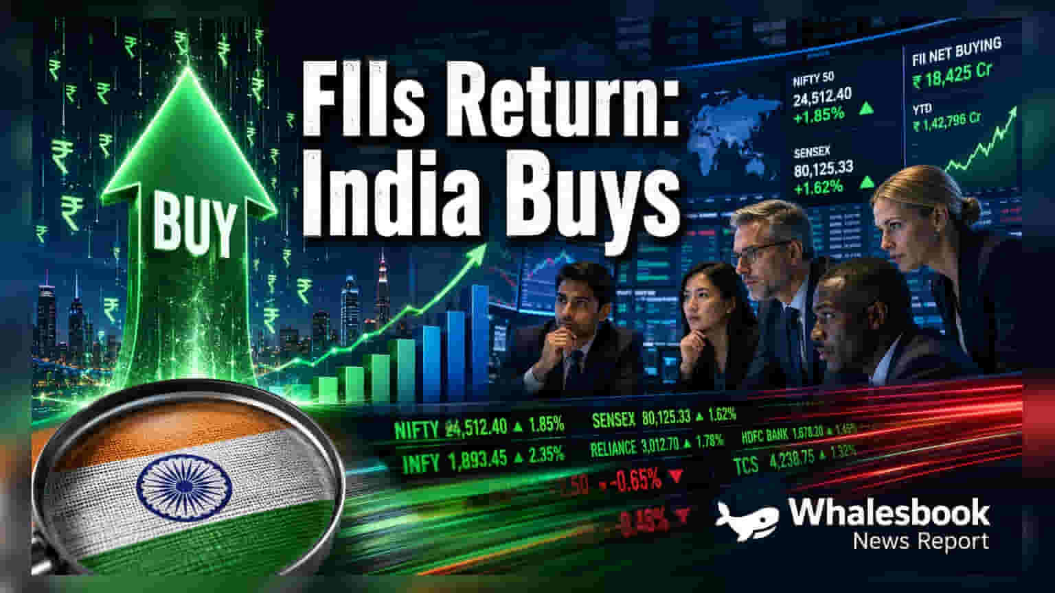 FIIs, DIIs Net Buyers on July 6; Indian Equities Edge Higher