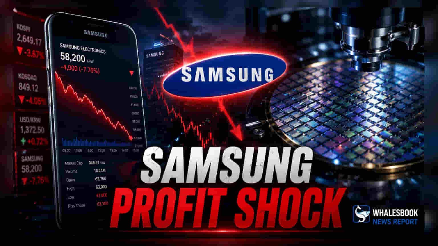 Samsung Share Price: रिकॉर्ड मुनाफे के बावजूद 6% गिरा शेयर, जानें वजह