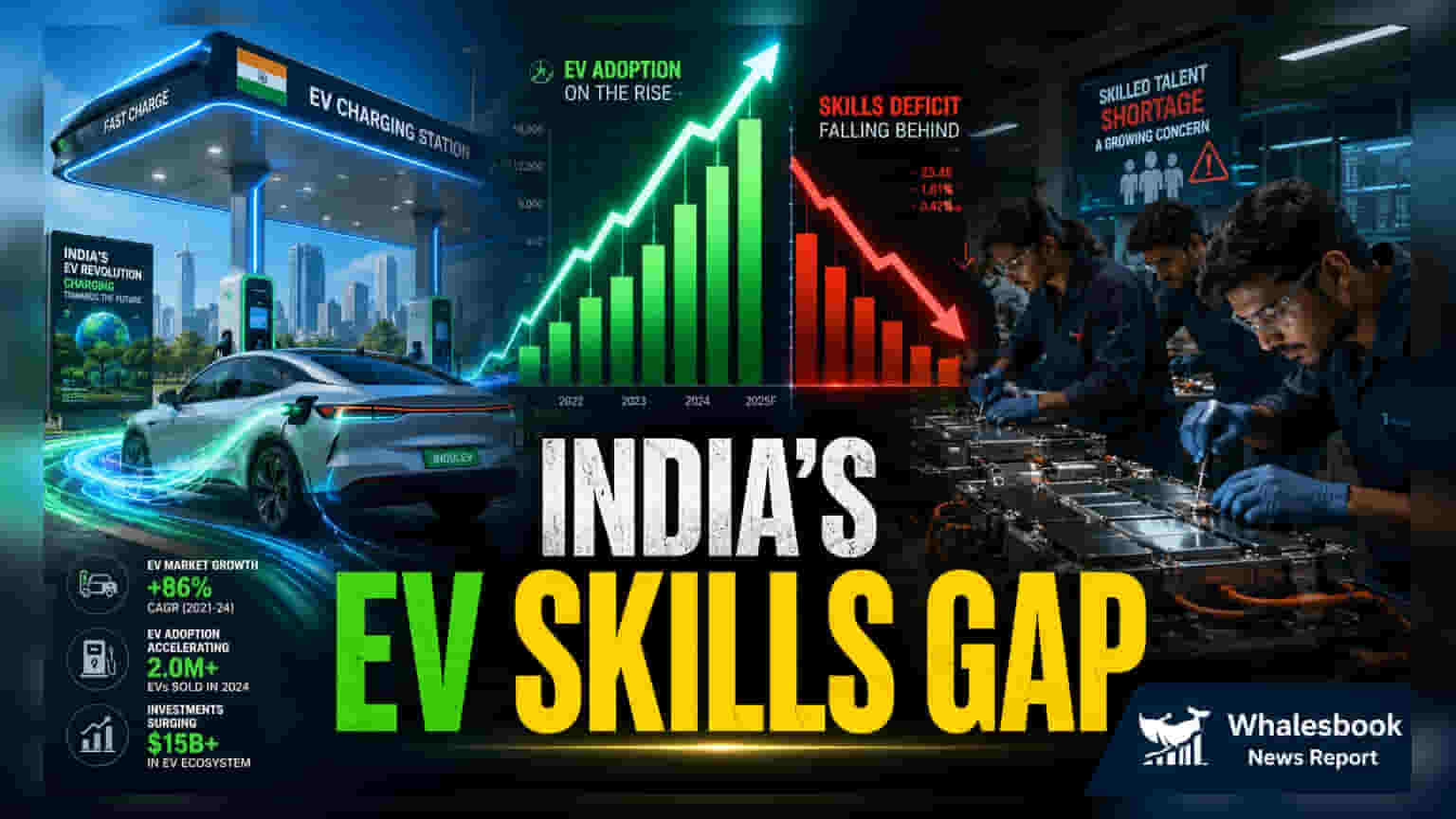 India EV Sector: 2030 तक चाहिए 2 लाख स्किल्ड वर्कर्स, इंफ्रास्ट्रक्चर और बैटरी प्रोडक्शन पर संकट!