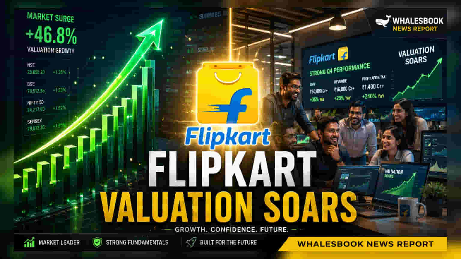 Flipkart Valuation $38.2 अरब के पार! ESOP बायबैक के बाद कंपनी की वैल्यू में 6% का उछाल