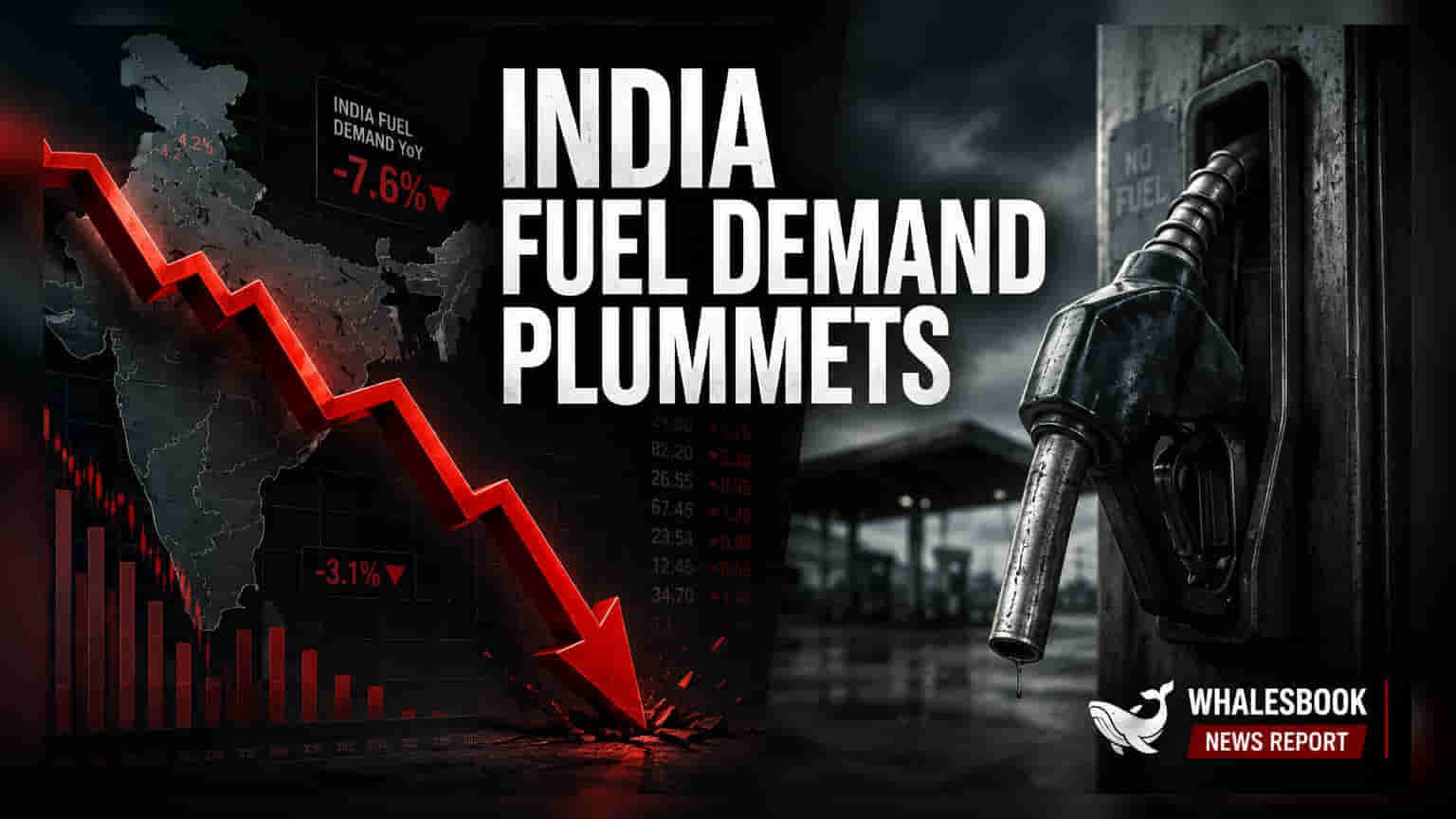 India Fuel Demand Drops 3.7% in June, LPG Sales Slump 14%