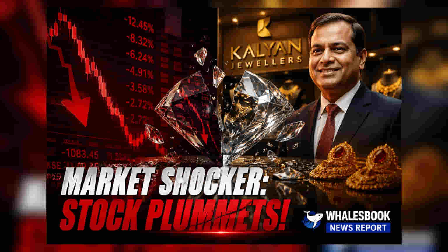 Kalyan Jewellers Shares: जबरदस्त वाढ होऊनही शेअर **9%** कोसळला, ₹348.35 वर आले