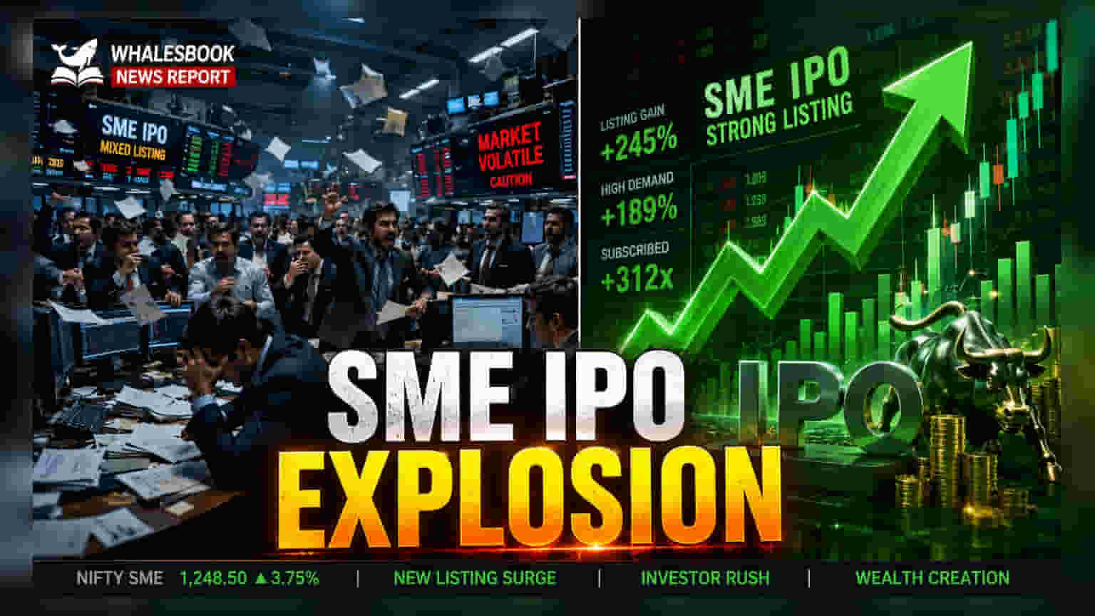 SME IPOs का जलवा! 6 कंपनियों ने जुटाए ₹185 करोड़, पर किसे मिली ₹438 की क्लोजिंग?
