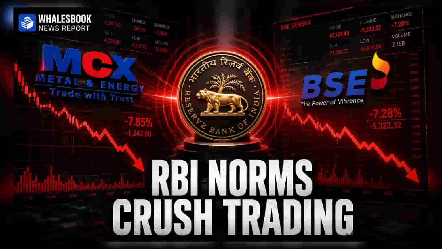 MCX, BSE Shares: RBI के नए नियमों से गिरावट जारी, ट्रेडिंग वॉल्यूम में बड़ी सेंध