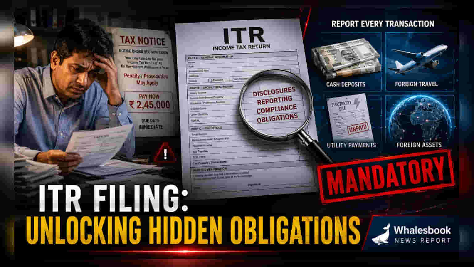 ITR Filing Rules: 10 Transactions That Make Filing Mandatory