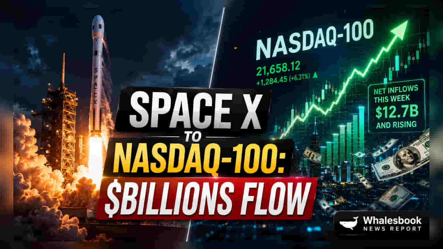 SpaceX Joins Nasdaq-100 Today; $800 Billion Funds to Rebalance