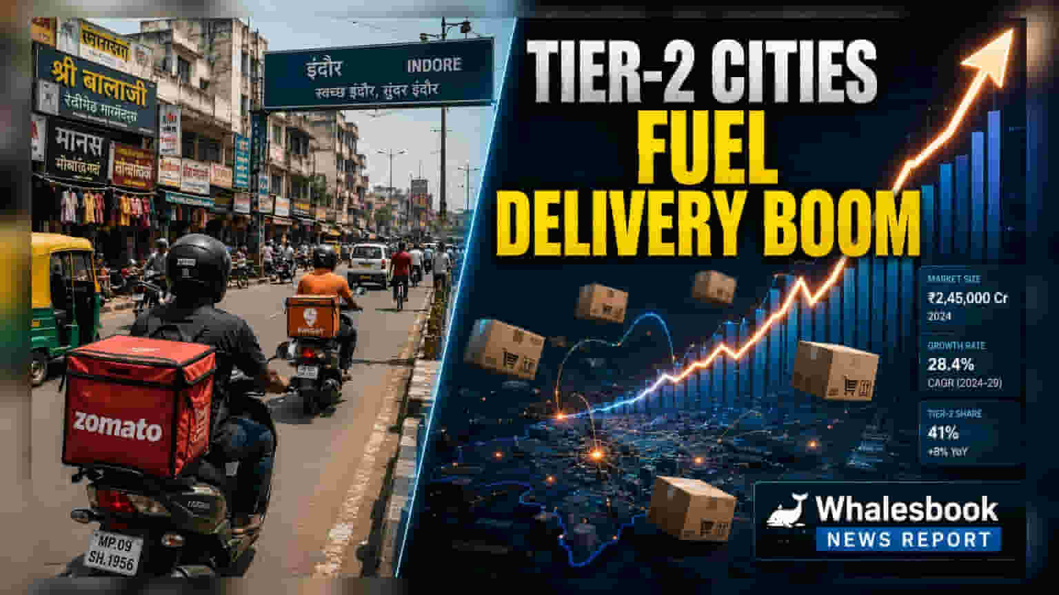 Tier-2 Cities Fuel Food Delivery Growth, Transactions Triple