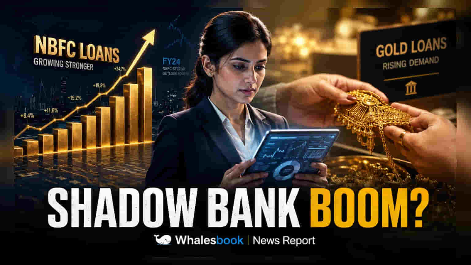 NBFC Loans Rise 14.2% as Gold-Backed Credit Surges