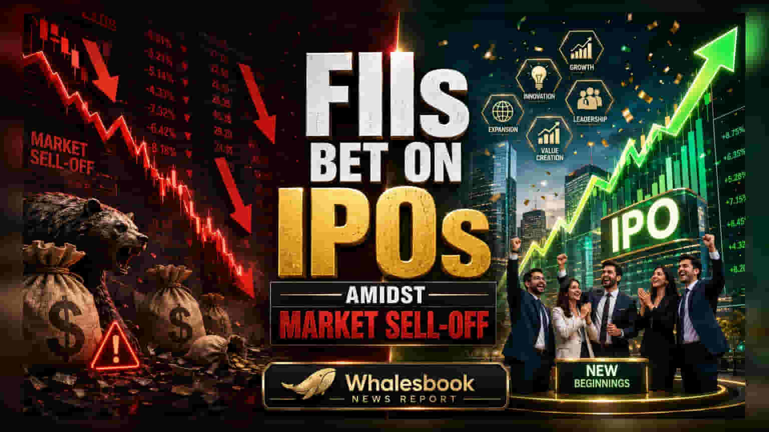 FIIs ਦਾ ਭਾਰਤੀ IPO ਬਾਜ਼ਾਰ 'ਚ ਵੱਡਾ ਨਿਵੇਸ਼: ₹72,800 ਕਰੋੜ ਪਾਏ, ਪਰ ਸੈਕੰਡਰੀ ਬਾਜ਼ਾਰ 'ਚੋਂ ₹4.53 ਲੱਖ ਕਰੋੜ ਬਾਹਰ!