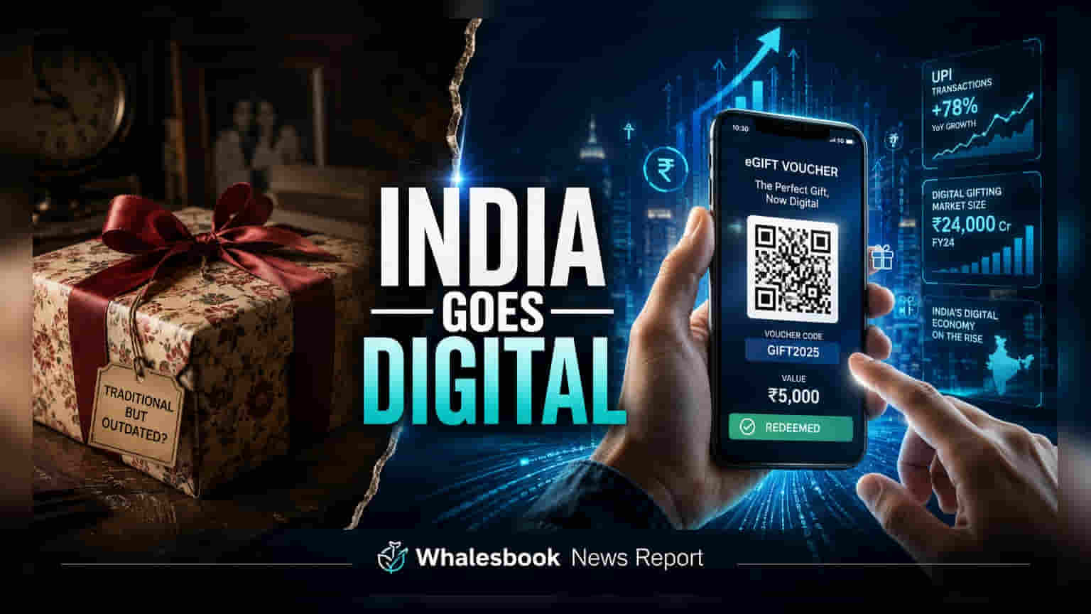डिजिटल गिफ्टिंगची वाढ: आता व्हाऊचर आणि QR कोडने द्या भेटवस्तू!