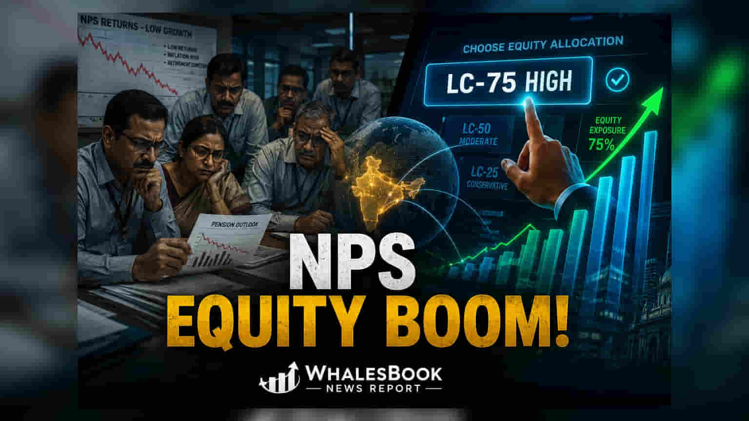 NPS: కేంద్ర అటానమస్ బాడీ ఉద్యోగులకు గుడ్ న్యూస్! ఈక్విటీ ఫండ్లలో పెట్టుబడికి కొత్త ఆప్షన్లు