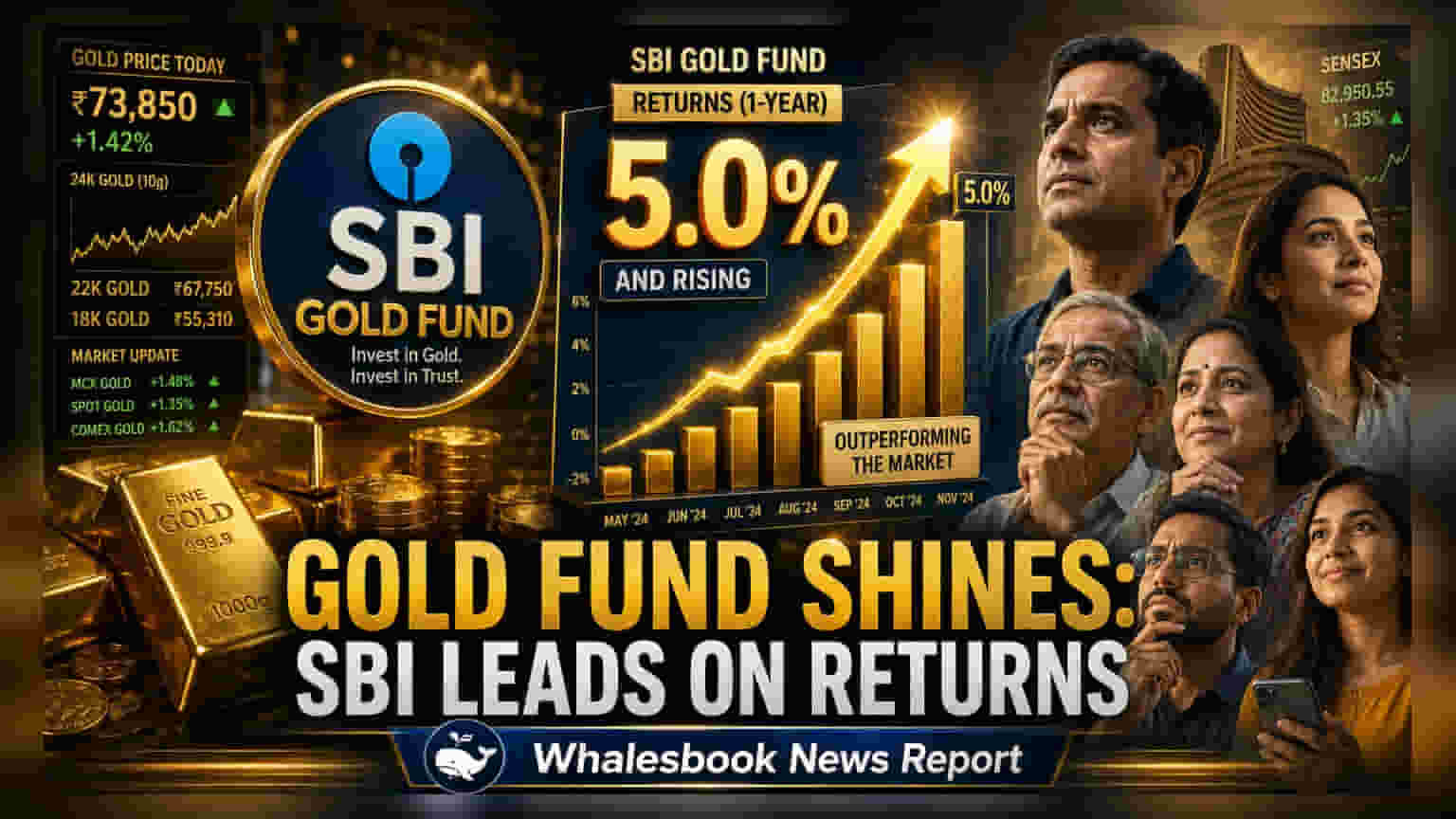 SBI கோல்ட் ஃபண்ட்: 6 மாதங்களில் முதலிடம்! ₹16,533 கோடியை தொட்ட AUM