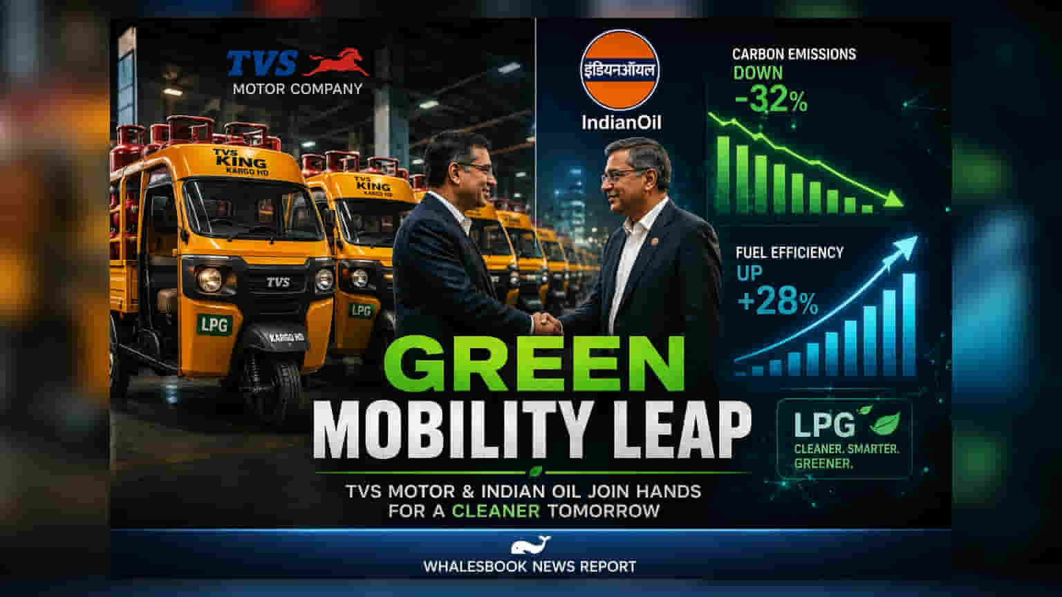 TVS Motor Partners With Indian Oil For LPG Delivery Fleet