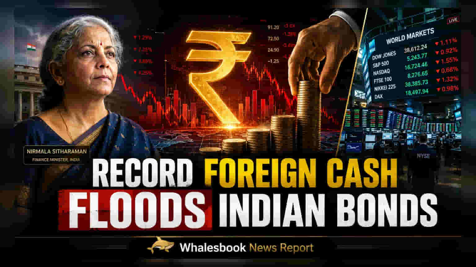 FPIs Inject Record ₹41,773 Crore Into Indian Bonds In June