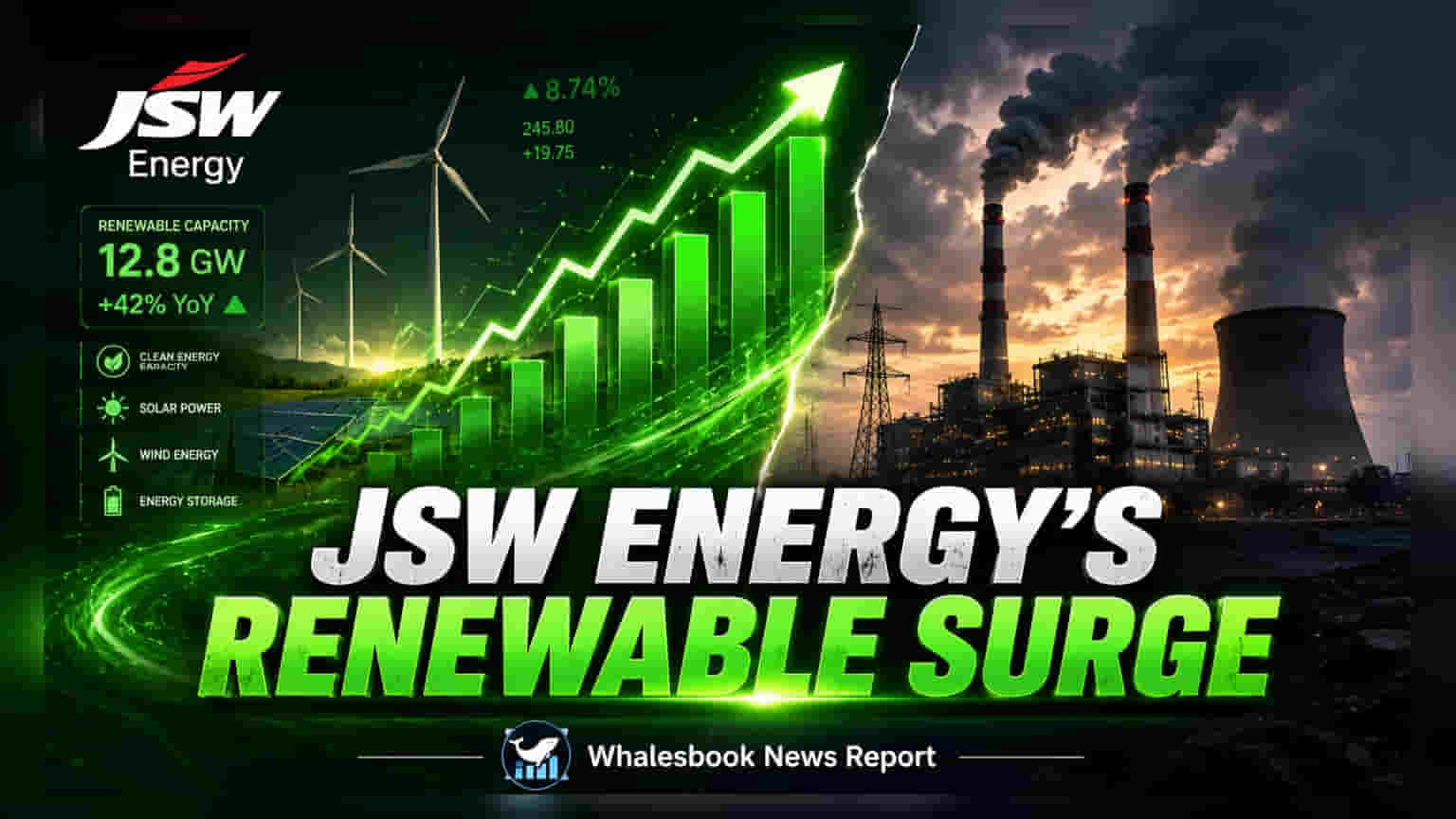 JSW Energy Adds 1,081 MW Renewable Capacity; Total Hits 14,535 MW