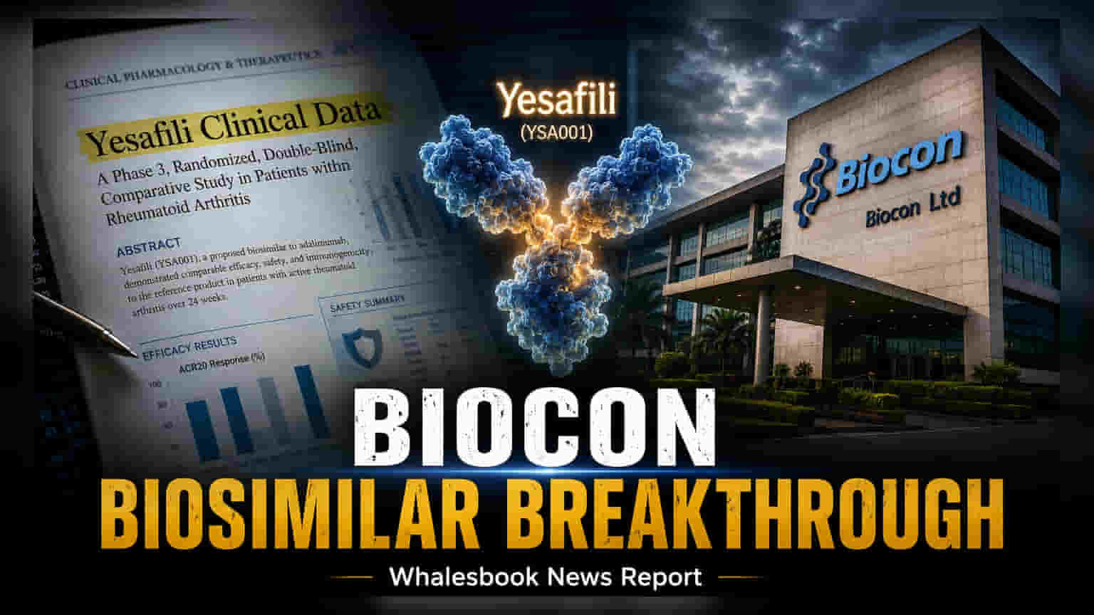 Biocon Share Price: નવી ક્લિનિકલ ડેટા જાહેર થતાં Bioconના શેરમાં તેજી, જાણો શું છે કારણ?