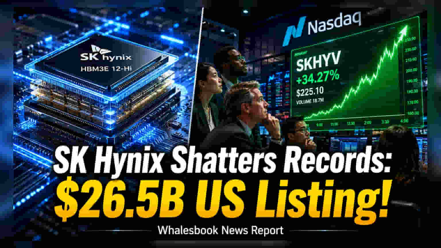 SK Hynix ने अमेरिकेत रचला इतिहास! $26.5 अब्ज डॉलर्स उभारले, Nasdaq वर मोठी झेप