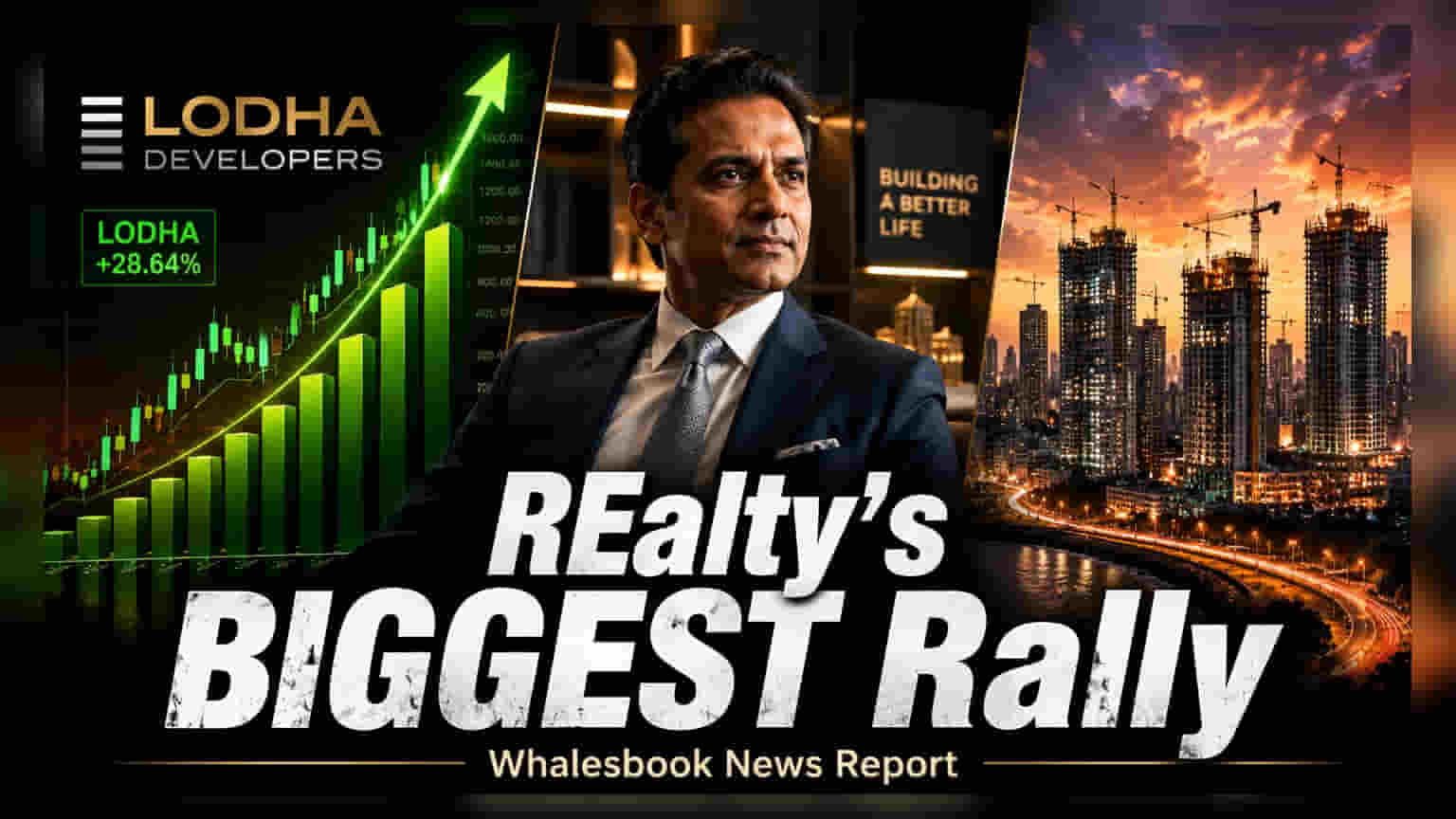 Lodha Developers தலைமையில் 25% ரியல் எஸ்டேட் குறியீடு உயர்வு!