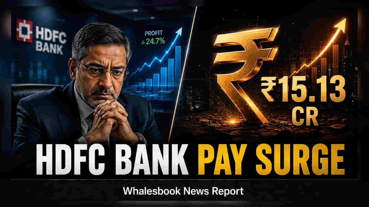 HDFC Bank CEO की सैलरी में बम्पर उछाल! ₹15.13 करोड़ पहुंची, जानें वजह