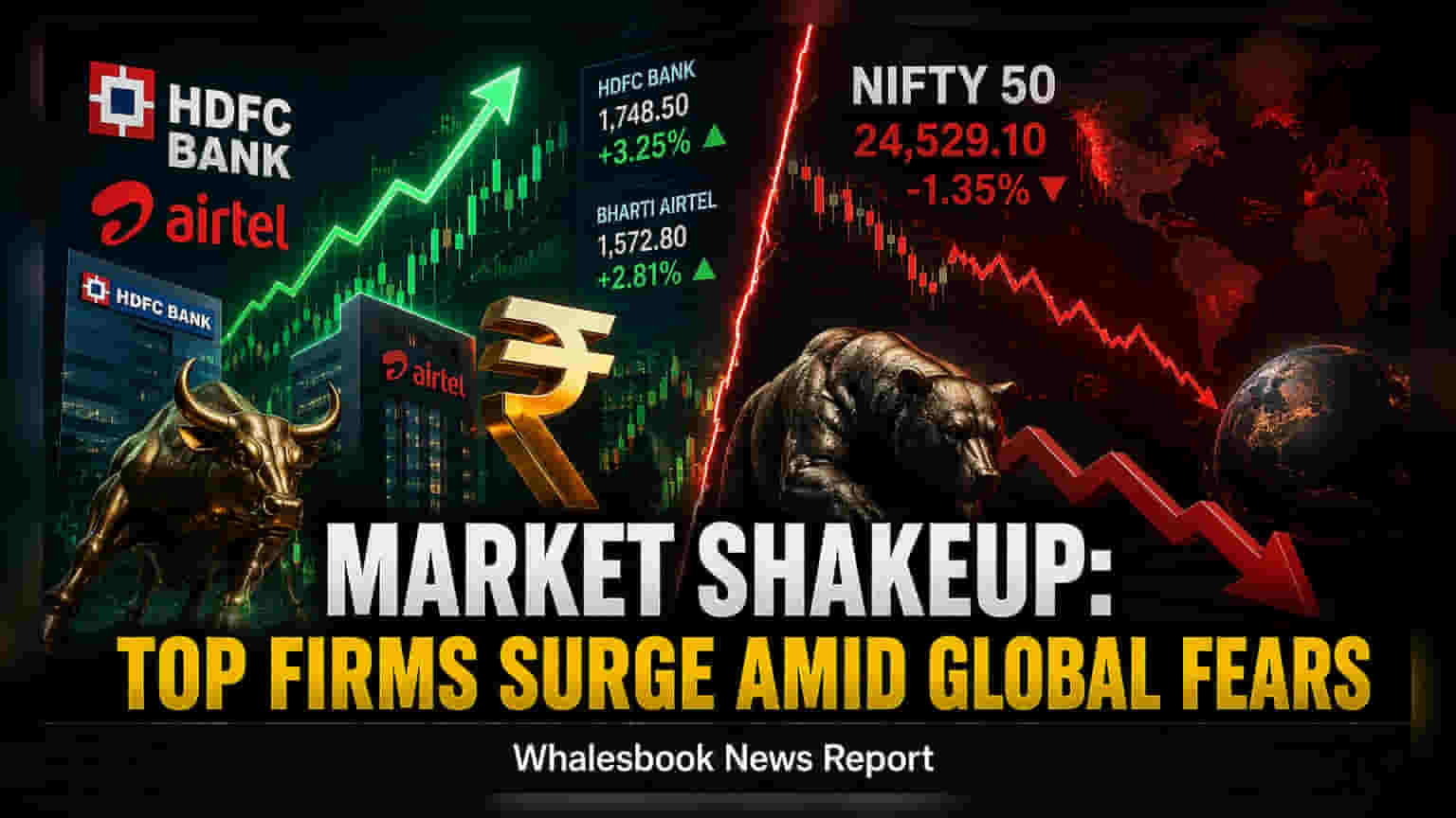 HDFC Bank, Airtel Lead ₹93,000 Cr Market Cap Gain Amid Volatility