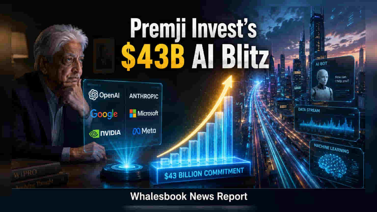 Premji Invest Backs 11 AI Startups Valued at $43 Billion